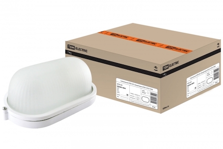 TDM ELECTRIC SQ0303-0044 Светильник НПБ1401 белый/овал 60Вт К IP54 TDM